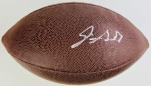 JORDAN MATTHEWS SIGNED NFL FOOTBALL PHILADELPHIA EAGLES IOWA STATE CYCLONES J6