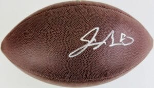 JORDAN MATTHEWS SIGNED NFL FOOTBALL PHILADELPHIA EAGLES CYCLONES AUTOGRAPH K2