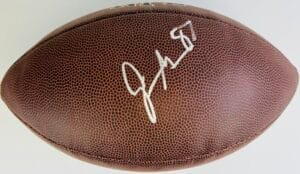 JORDAN MATTHEWS SIGNED NFL FOOTBALL PHILADELPHIA EAGLES CYCLONES AUTOGRAPH J4