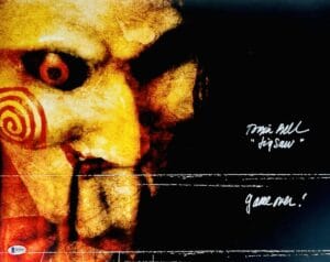 TOBIN BELL SIGNED SAW METALLIC 16X20 PHOTO JIGSAW BILLY AUTOGRAPH HORROR BAS 886