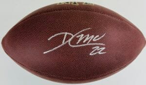 DEXTER MCCLUSTER SIGNED NFL FOOTBALL KANSAS CITY CHIEFS REBELS AUTOGRAPH COA J4