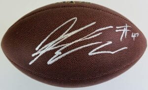 KONY EALY SIGNED NFL FOOTBALL MISSOURI MIZZOU TIGERS PANTHERS AUTOGRAPH K1