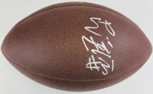 EJ E.J. GAINES SIGNED NFL FOOTBALL MISSOURI TIGERS ST LOUIS RAMS AUTOGRAPH J1