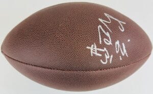 EJ E.J. GAINES SIGNED NFL FOOTBALL MISSOURI TIGERS ST LOUIS RAMS AUTOGRAPH K1