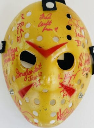 TED WHITE KANE HODDER SIGNED JASON VOORHEES MASK FRIDAY THE 13TH AUTOGRAPH BAS 3