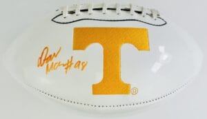 DANIEL MCCULLERS SIGNED TENNESSEE VOLUNTEERS LOGO FOOTBALL STEELERS AUTOGRAPH K1