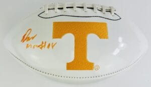 DANIEL MCCULLERS SIGNED TENNESSEE VOLUNTEERS LOGO FOOTBALL STEELERS AUTOGRAPH J2