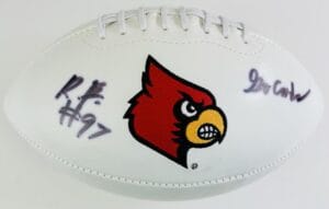 DEANGELO BROWN SIGNED LOUISVILLE CARDINALS FOOTBALL TITANS AUTOGRAPH COA K1
