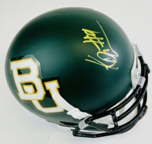 K.D. KD CANNON BAYLOR BEARS SIGNED MINI FOOTBALL HELMET GUARDIANS AUTOGRAPH J4