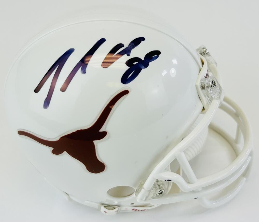 JAMAAL CHARLES SIGNED TEXAS LONGHORNS MINI FOOTBALL HELMET CHIEFS AUTOGRAPH K1