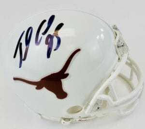 JAMAAL CHARLES SIGNED TEXAS LONGHORNS MINI FOOTBALL HELMET AUTOGRAPH CHIEFS J6