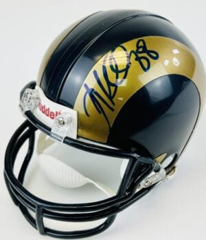 LANCE KENDRICKS SIGNED ST. LOUIS RAMS MINI HELMET LOS ANGELES AUTOGRAPH J2