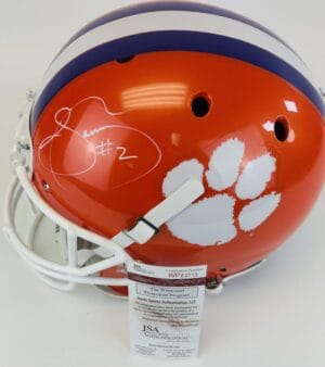 SAMMY WATKINS SIGNED CLEMSON TIGERS FULL SIZE FOOTBALL HELMET AUTOGRAPH JSA J13