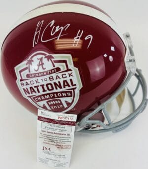 AMARI COOPER SIGNED ALABAMA CRIMSON TIDE 2012 FULL SIZE HELMET AUTOGRAPH JSA J72