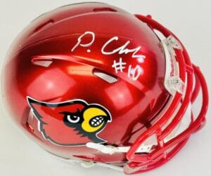 PIERCE CLARKSON SIGNED LOUISVILLE CARDINALS FLASH MINI HELMET AUTOGRAPH K2
