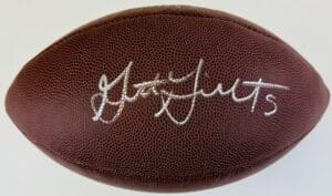 GARRETT GILBERT SIGNED NFL FOOTBALL TEXAS LOGHORNS SMU MUSTANGS RAMS AUTOGRAPH J1