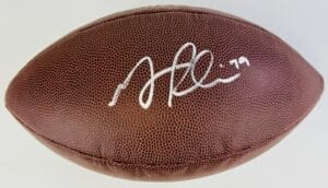 GREG ROBINSON SIGNED NFL FOOTBALL AUBURN TIGERS RAMS BROWNS LIONS AUTOGRAPH K1
