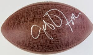 JEFF FISHER SIGNED NFL FOOTBALL ST LOUIS RAMS TENNESSEE TITANS AUTOGRAPH COA J10