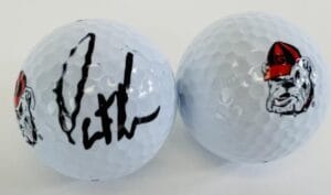 PATRICK REED SIGNED GEORGIA BULLDOGS GOLF BALL AUGUSTA MASTERS PGA AUTOGRAPH K1