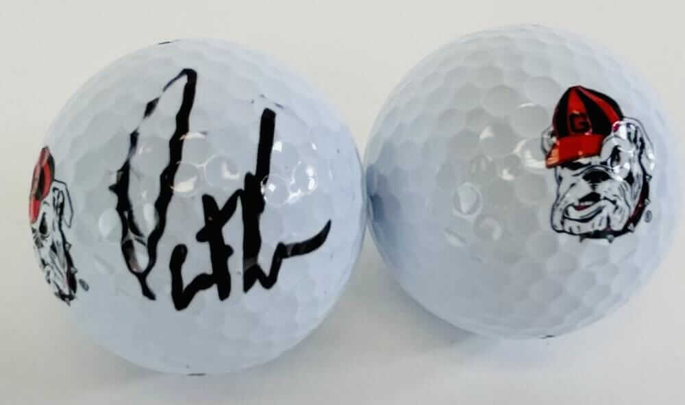 PATRICK REED SIGNED GEORGIA BULLDOGS GOLF BALL AUGUSTA MASTERS PGA AUTOGRAPH K1