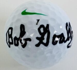 BOB GOALBY SIGNED NIKE GOLF BALL 1968 AUGUSTA MASTERS WINNER AUTOGRAPH COA K2
