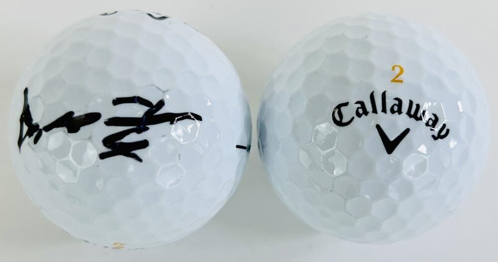 GUAN TIANLANG SIGNED CALLAWAY GOLF BALL YOUNGEST IN AUGUSTA MASTERS AUTOGRAPH J1