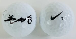 GUAN TIANLANG SIGNED CALLAWAY GOLF BALL YOUNGEST IN AUGUSTA MASTERS AUTOGRAPH J2