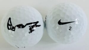 GUAN TIANLANG SIGNED CALLAWAY GOLF BALL YOUNGEST IN AUGUSTA MASTERS AUTOGRAPH J3