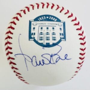 AARON BOONE SIGNED NEW YORK YANKEES STADIUM FINAL SEASON BASEBALL AUTOGRAPH K1