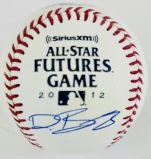 DYLAN BUNDY SIGNED 2012 FUTURES GAME BASEBALL ORIOLES ANGELS TWINS AUTOGRAPH J4
