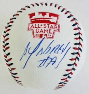 JOSE ABREU SIGNED 2014 ALL STAR BASEBALL CHICAGO WHITE SOX ASTROS AUTOGRAPH J1