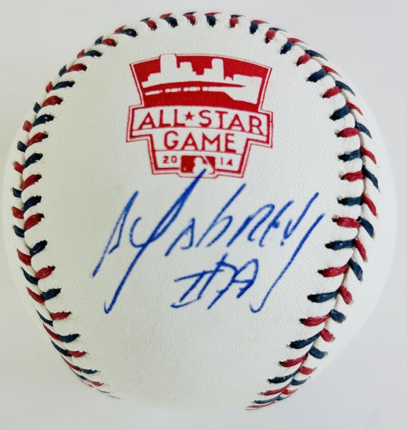 JOSE ABREU SIGNED 2014 ALL STAR BASEBALL CHICAGO WHITE SOX ASTROS AUTOGRAPH J1
