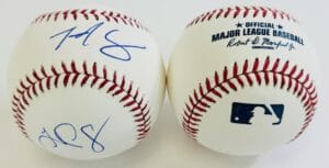 TED CRUZ HEIDI CRUZ SIGNED OMLB BASEBALL TEXAS REPUBLICAN SENATOR AUTOGRAPH K1