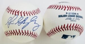 GIO GONZALEZ SIGNED OMLB BASEBALL WASHINGTON NATIONALS ATHLETICS AUTOGRAPH J1