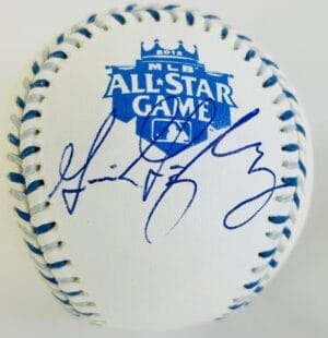GIO GONZALEZ SIGNED 2012 ALL STAR BASEBALL WASHINGTON NATIONALS AUTOGRAPH COA J3