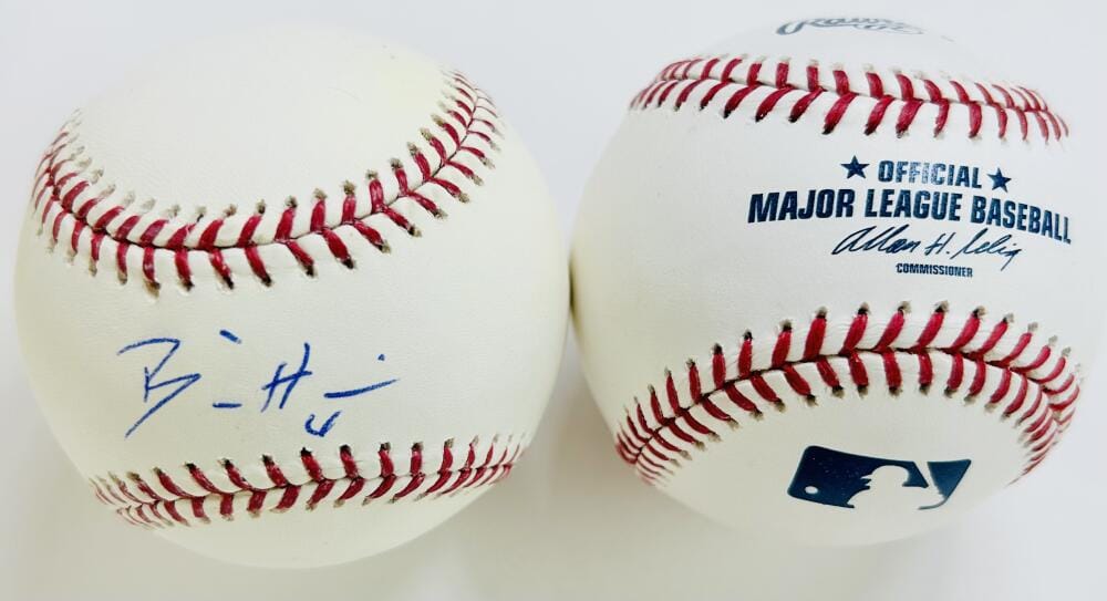 BILLY HAMILTON SIGNED OMLB BASEBALL CINCINNATI REDS BLUE JAYS AUTOGRAPH COA J1