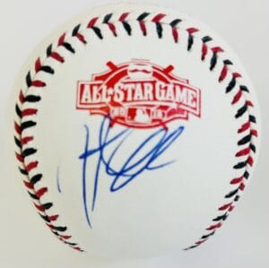 JASON KIPNIS SIGNED 2015 ALL STAR GAME BASEBALL CLEVELAND INDIANS AUTOGRAPH J1