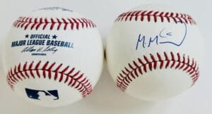 MANUEL MARGOT SIGNED OMLB BASEBALL SAN DIEGO PADRES TAMPA BAY RAYS AUTOGRAPH J3