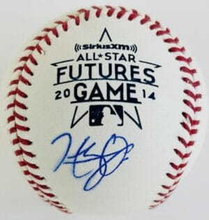 HENRY OWENS SIGNED 2014 FUTURES GAME BASEBALL BOSTON RED SOX AUTOGRAPH COA J4