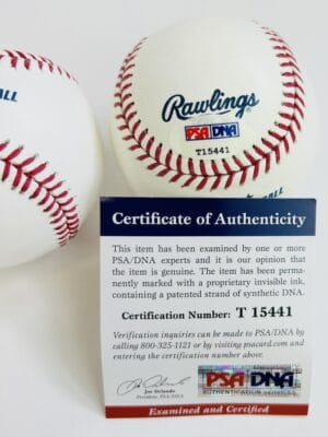 RON PAUL SIGNED OMLB BASEBALL TEXAS REPRESENTATIVE CONGRESSMAN AUTOGRAPH PSA K41