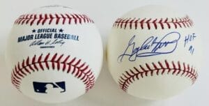 GAYLORD PERRY SIGNED OMLB BASEBALL GIANTS CLEVELAND INDIANS AUTOGRAPH COA J1