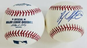 KYLE SKIPWORTH SIGNED OMLB BASEBALL FLORIDA MIAMI MARLINS AUTOGRAPH COA J4