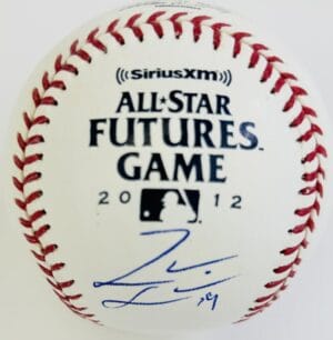 JAMESON TAILLON SIGNED 2012 FUTURES GAME BASEBALL YANKEES CUBS AUTOGRAPH COA J9
