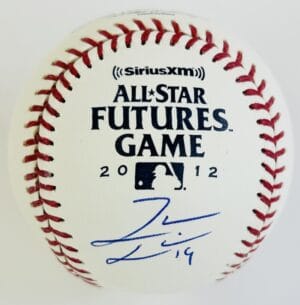 JAMESON TAILLON SIGNED 2012 FUTURES GAME BASEBALL YANKEES CUBS AUTOGRAPH COA K1