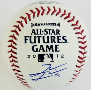 JAMESON TAILLON SIGNED 2012 FUTURES GAME BASEBALL YANKEES CUBS AUTOGRAPH COA J3