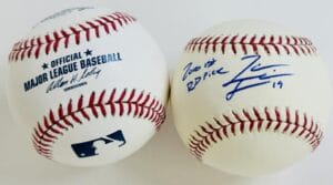 JAMESON TAILLON SIGNED OMLB BASEBALL NEW YORK YANKEES CHICAGO CUBS AUTOGRAPH J2