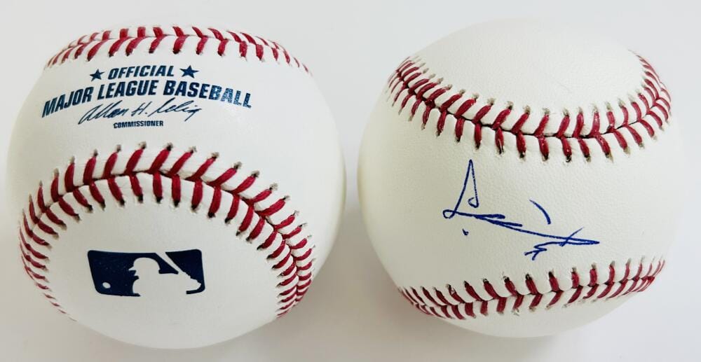 GUAN TIANLANG SIGNED OMLB BASEBALL YOUNGEST IN AUGUSTA MASTERS AUTOGRAPH COA J2