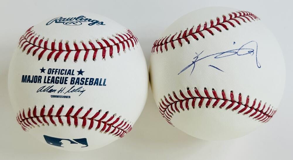 GUAN TIANLANG SIGNED OMLB BASEBALL YOUNGEST IN AUGUSTA MASTERS AUTOGRAPH COA K1