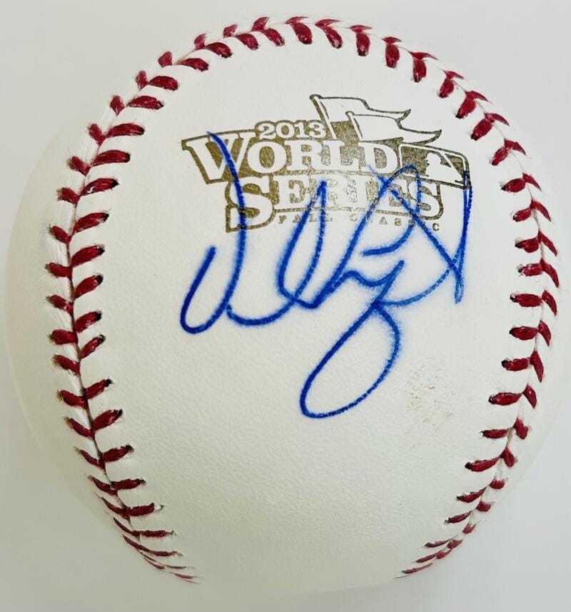DEREK LILLIQUIST SIGNED 2013 WORLD SERIES LOGO BASEBALL CARDINALS AUTOGRAPH J1