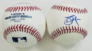 SETH MANESS SIGNED OMLB BASEBALL ST LOUIS CARDINALS ROYALS AUTOGRAPH COA K1